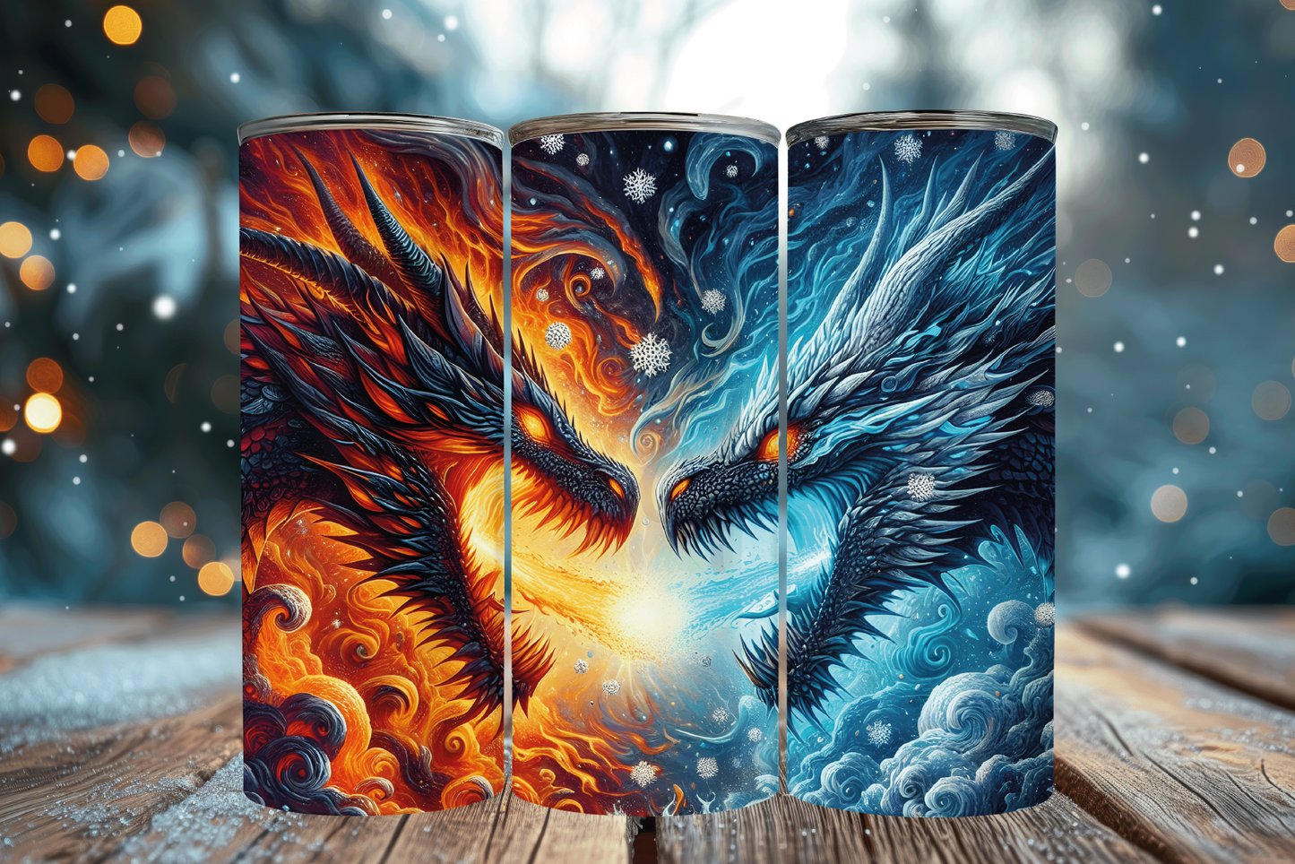 DragonRedBlue