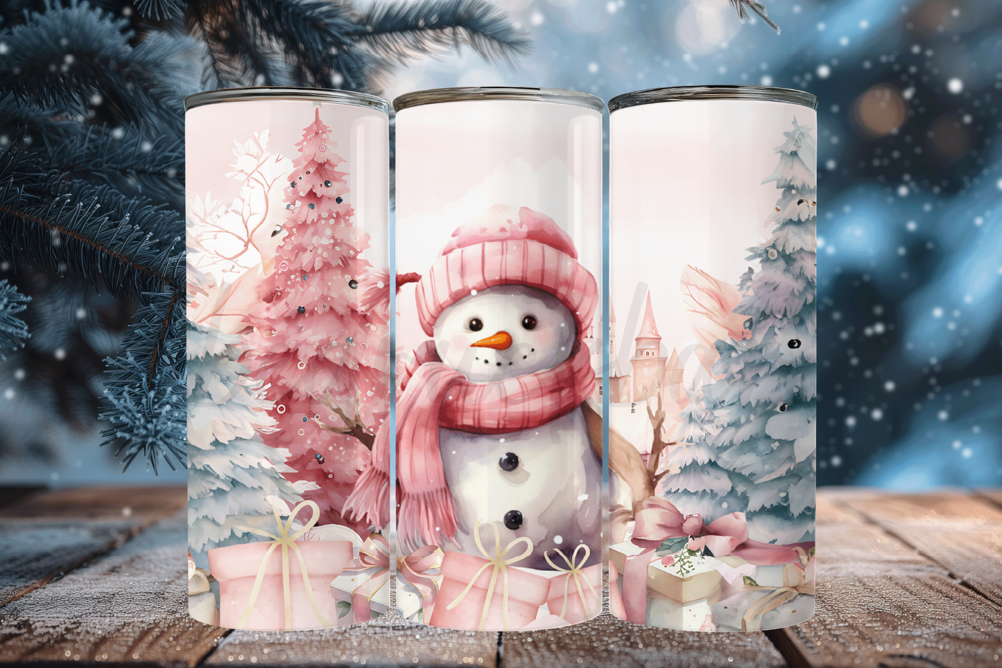 SnowmenPink