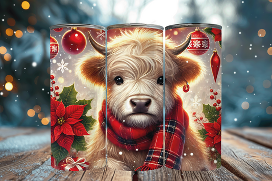 ChristmasHighlandCow2