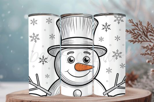 SchneemannSchwarzWeiß